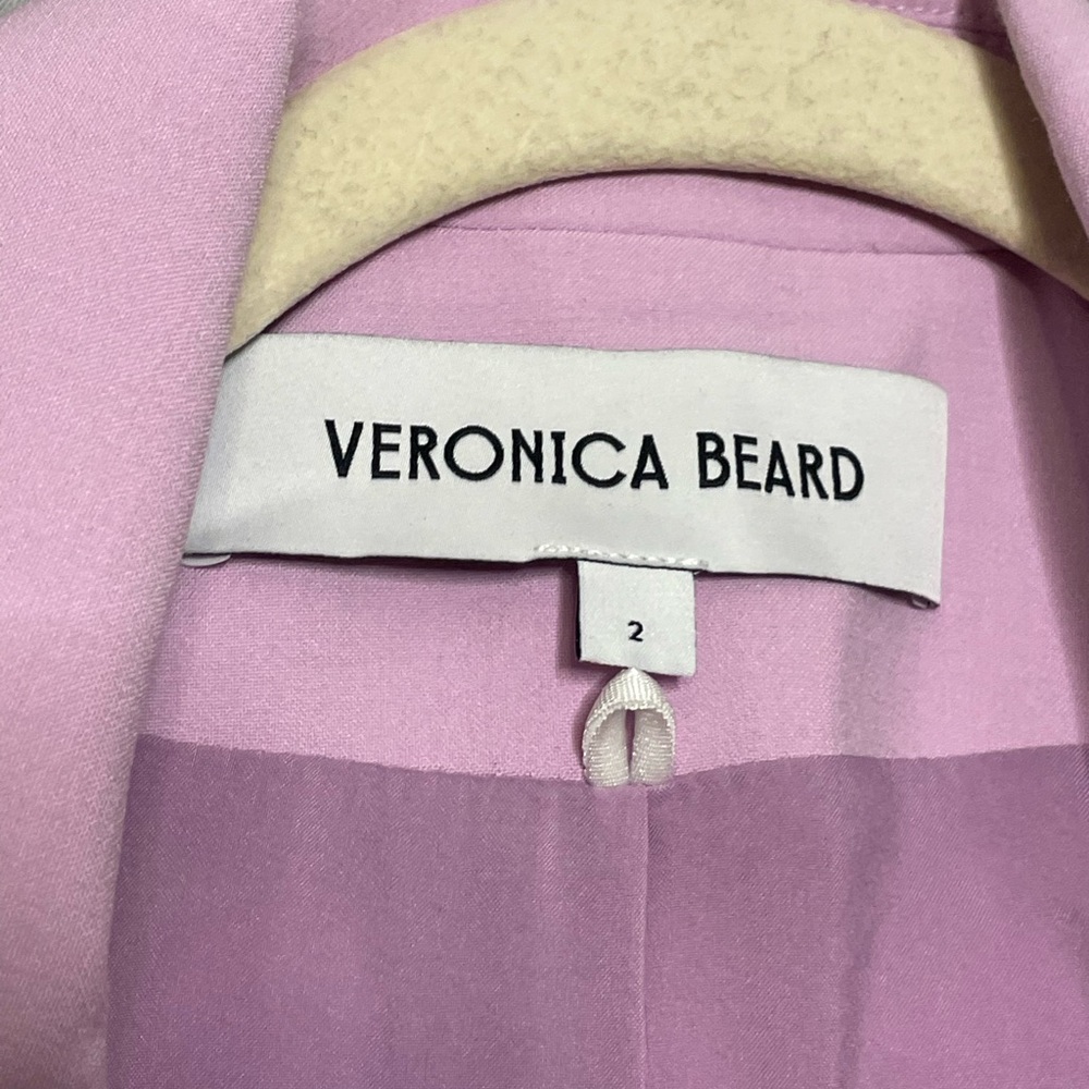 Veronica Beard Hosanna Crop Dickey Jacket in Barely orchid - Picture 4 of 6
